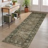 Washable Area Rugs for Living Room, Floral Rugs Oriental Vintage Rugs - 2 of 4