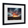 Trademark Fine Art - Marco Germinario Sunset In Arizona Matted Framed Art - 3 of 4