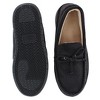 Isotoner Men's Essential Microsuede Boater Moccasin Slippers - 3 of 4
