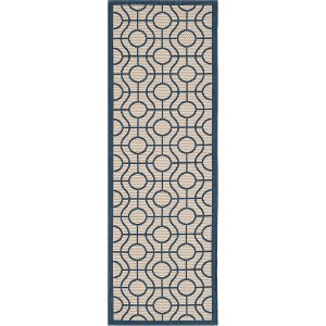 Courtyard CY6115 UV & Stain Resistant Non-Shedding Power Loomed Indoor/Outdoor Rugs - Safavieh - 1 of 2