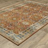 Oriental Weavers Naples 1204X Rust / Blue Indoor /Outdoor Area Rug - 9'10" x 12'10" - 4 of 4