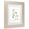 Trademark Fine Art - Lisa Audit My Greenhouse Clover Live Simply Matted Framed Art - 3 of 4