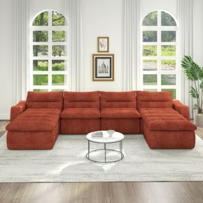 Compression Modular Sofa-Modern Beanbag Style, No Assembly Required, Green