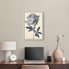 Art Remedy Delicate Blue Flower Minimalistic Botanical and Floral Art Prints Framed - 2 of 4