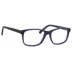 Esquire EQ1546 Rectangular Frame Eyeglasses with Black Frames and Red Temples 54mm - 1 of 3