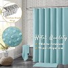 LunaLulinlk Fabric Shower Curtain with Hooks - 2 of 4