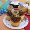 Oakland University Primary Logo Heart Love Cupcake Picks Toppers Decoration Set of 6 - 4 of 4