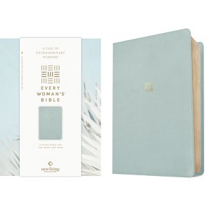 NLT Every Woman's Bible, Filament Enabled (Leatherlike, Sky Blue, Red Letter) - by  Naomi Cramer Overton (Leather Bound) - 1 of 1