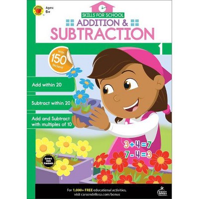 Skills for School Addition & Subtraction, Grade 1 - (Paperback)