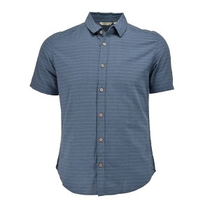 Burnside Men's Linen Stripe Button Front Sport Shirt - 1 of 3