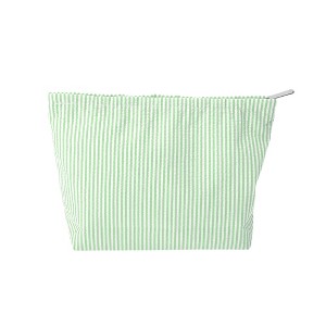Unique Bargains Seersucker Stripes Makeup Bag 1 Pc - 1 of 4