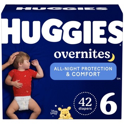 Image of Huggies Disposable Overnight Diapers - Size 6 - 42ct