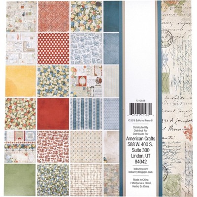 BoBunny Single-Sided Paper Pad 12"X12" 48/Pkg-Boulevard, 24 Designs/2 Each