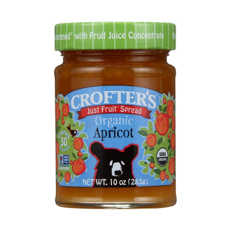 Crofter's Just Fruit Spread Organic Apricot 10 oz Jar, 1 of 2