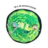 Just Funky Rick and Morty Round Portal 48 Inch Fleece Throw Blanket - 3 of 3