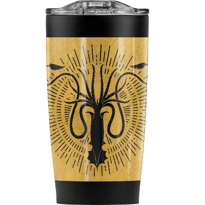 Game Of Thrones Greyjoy Sigil Steel Tumbler 20oz Coffee Travel Mug