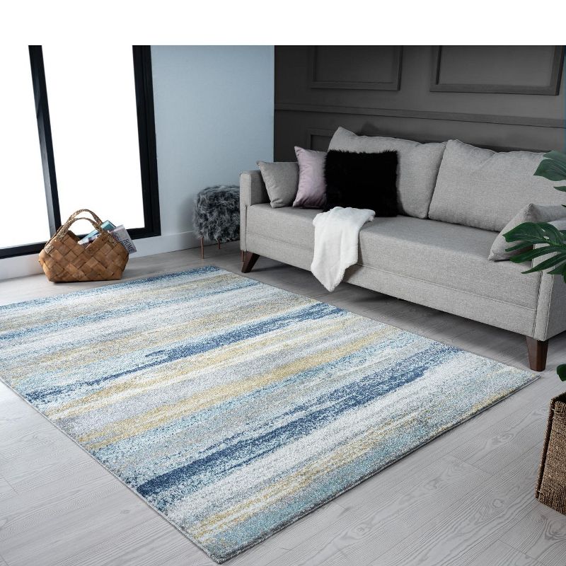 Luxe Weavers Abstract Stripe Area Rug, 1 of 12