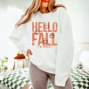 Simply Sage Market S.W.Smiley Hello Fall Lightweight Garment Dyed Sweatshirt - 3 of 4