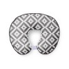 Bacati - 3 pc Love Aztec Print Gray Hugster Feeding & Infant Support Nursing Pillow - 4 of 4