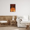 Stupell Industries Happy Halloween Floral Pumpkin Canvas Art - 3 of 4