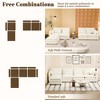 DYHOME Modular Sectional Sofa L Shaped Couch, 4 Seat Sofa Set with Ottoman and Pillows, Chenille Fabric - 4 of 4
