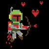 Men's Star Wars Valentine's Day Boba Fett Cupid Pull Over Hoodie - 2 of 4