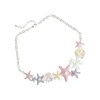 SOHI Women's Multicolour Metallic Starfish Necklace - 2 of 4