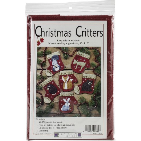 Gift Bag Christmas Ornament Kit from Rachels of Greenfield – Red