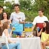 Hastings Home 2-Tier Shatterproof 1.7 Gallon Beverage Dispenser with Stackable Layers, Inner Ice Cylinders, and Spigots - 4 of 4