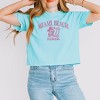 Simply Sage Market Women's Miami Beach Florida Short Sleeve Relaxed Fit Cropped Tee - 3 of 3