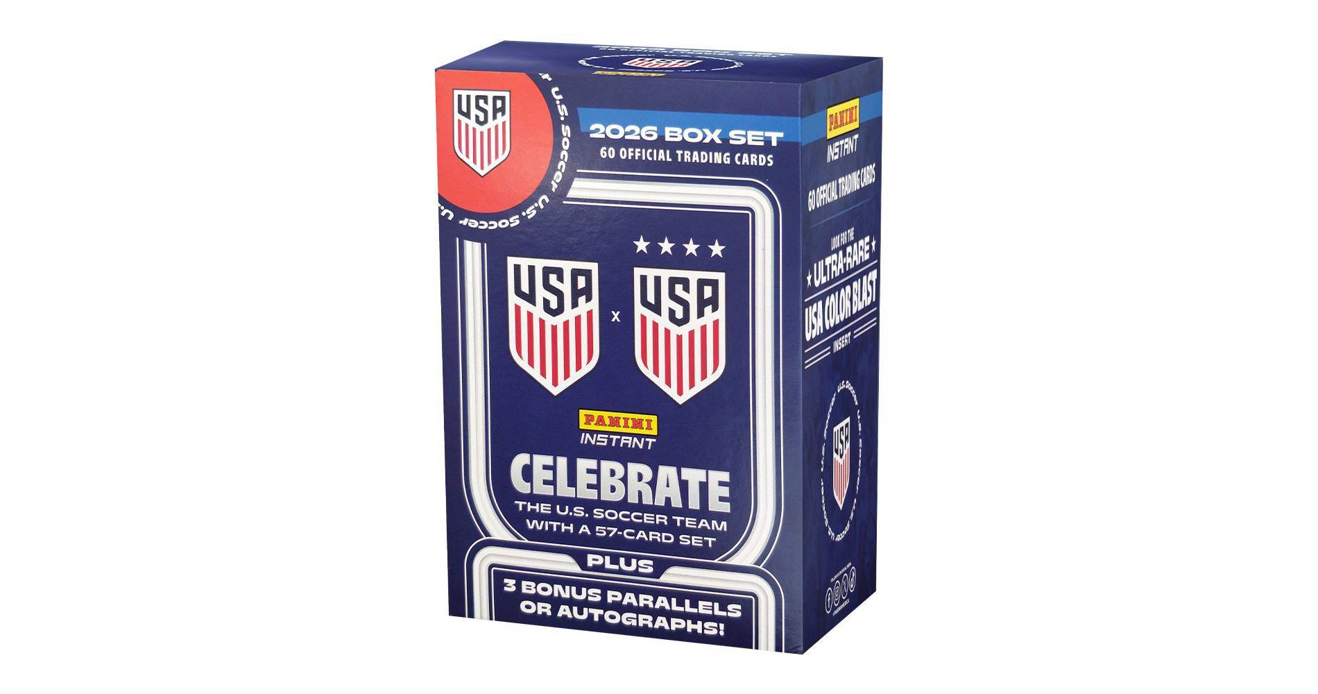 2026 Panini Instant USA Soccer Trading Card Blaster Box