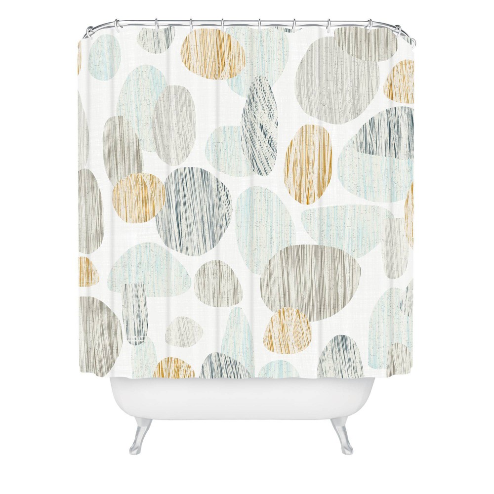 Photos - Shower Curtain Sharon Turner Pebbles  - Deny Designs