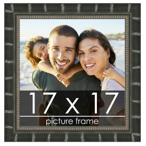 PosterPalooza | 17x17 Modern Bamboo Picture Frame, UV Acrylic, 5 Finishes - 1 of 4