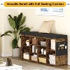 Whizmax Shoe Storage Bench Cubby Organizer with Foam Pad Seating Cushion for Entryway Bedroom Living Room Dorm and Small Apartment - 4 of 4