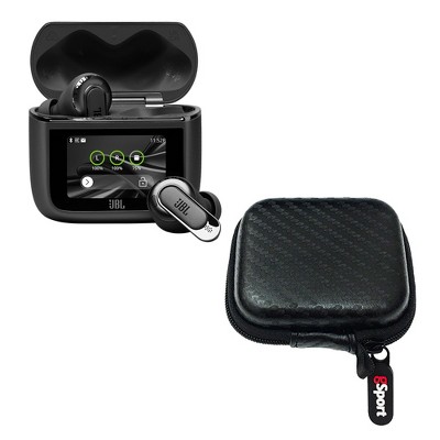 JBL Tour Pro 3 Noise Cancelling True Wireless Earbud Bundle with gSport Case (Black)