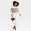 Women's Signature Crepe Tapered Ankle Pull-On Pants - A New Day™ - 3 of 3