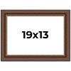PosterPalooza | Traditional Brown Picture Frame - UV Acrylic, Backing Board, Hanging Hardware Included - 2 of 4