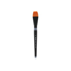 Creative Mark Beste Golden Taklon Rake 1" - 2 Pack Artist Brush, Professional Watercolor Brushes, For Acrylic Painting, Short Handle, Sharp Edges, - 1 of 4