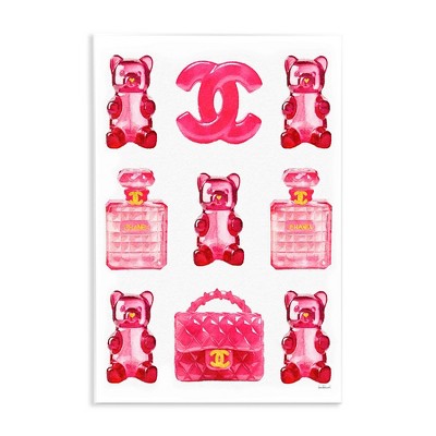 Stupell Industries Red Glam Gummy Candy, 13" x 19"