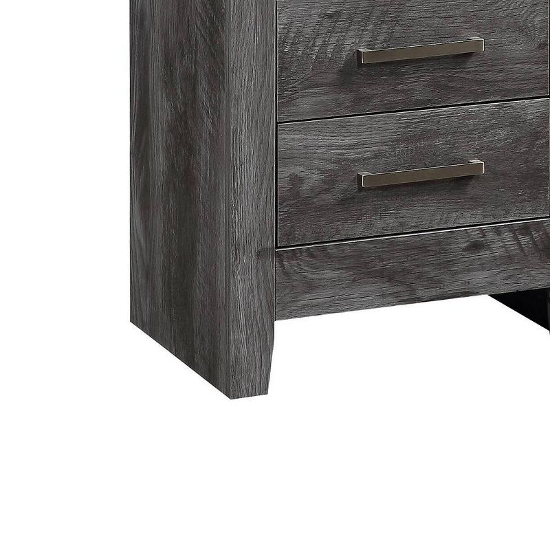 21&#34; Vidalia Nightstand Rustic Gray Oak - Acme Furniture, 6 of 7