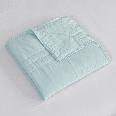 Single-sided cooling blanket,machine washable,made with breathable cooling technology fabric,lightweight