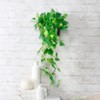 The Lakeside Collection Lighted Wall Hanging Flower Cascade - 2 of 2