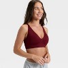 Women's Luxury Collection Removeable Pad Longline Plunge Bralette - Auden™ - 3 of 4