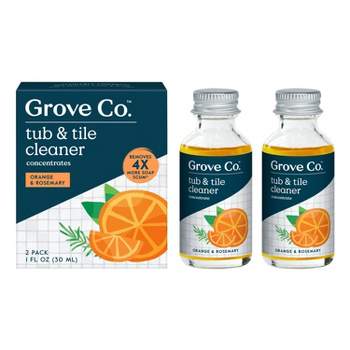 Grove Co. Orange & Rosemary Tub & Tile Cleaning Concentrate - 2ct