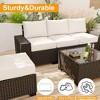 Whizmax 6-Piece Outdoor Patio Furniture Set with Modern Rattan Wicker, Perfect for Garden, Deck, and Backyard - 4 of 4