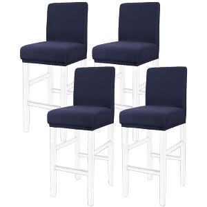 PiccoCasa Pub Counter Stool Cover Chair Seat Cover Stretch Washable Slipcovers Bar Stool Covers - 1 of 4