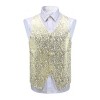 Cloudstyle Boys Slim Fit Suits 4 Pieces Blazer Vest Pants Bowtie Jacket with Gold Rims for Wedding Party Prom - 4 of 4