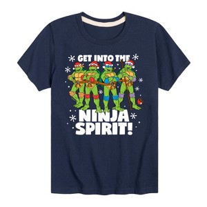 Boys' - Teenage Mutant Ninja Turtles - Get Into The Ninja Spirit Short Sleeve Graphic T-Shirt - 1 of 4