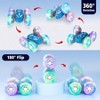 Flashing Light RC Stunt 4WD 360 Flip, Blue Birthday Present Christmas Indoor Outdoor - 3 of 4
