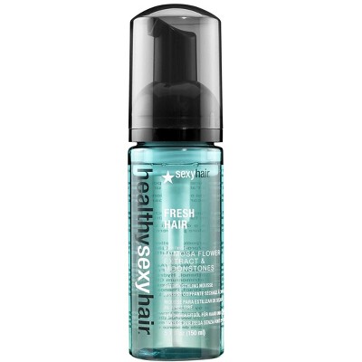 Sexy Hair Fresh Hair Air Dry Mousse, 5.1 oz